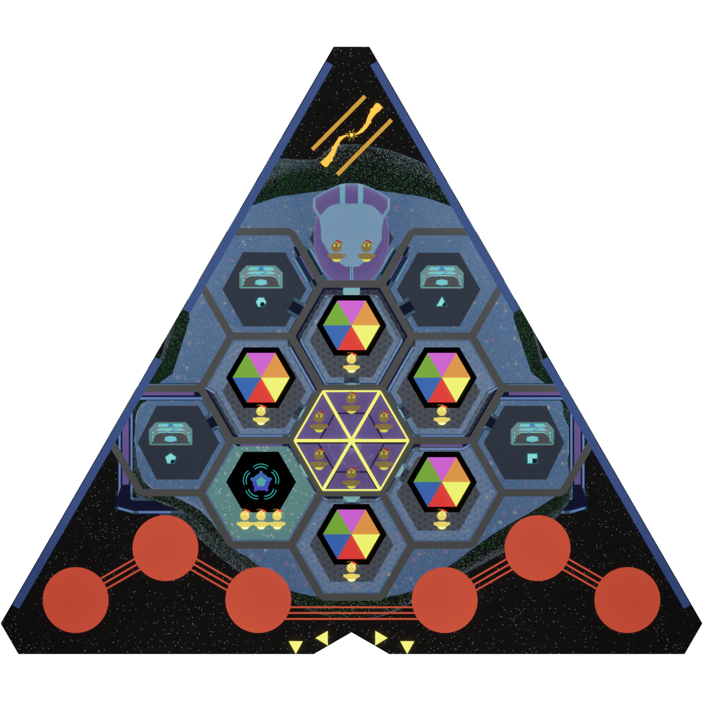 The STEM Hotel — faction visual identity for Manager